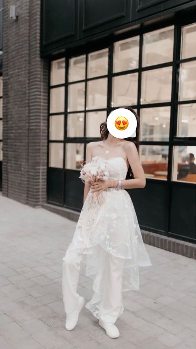 Платье под брюки необычное