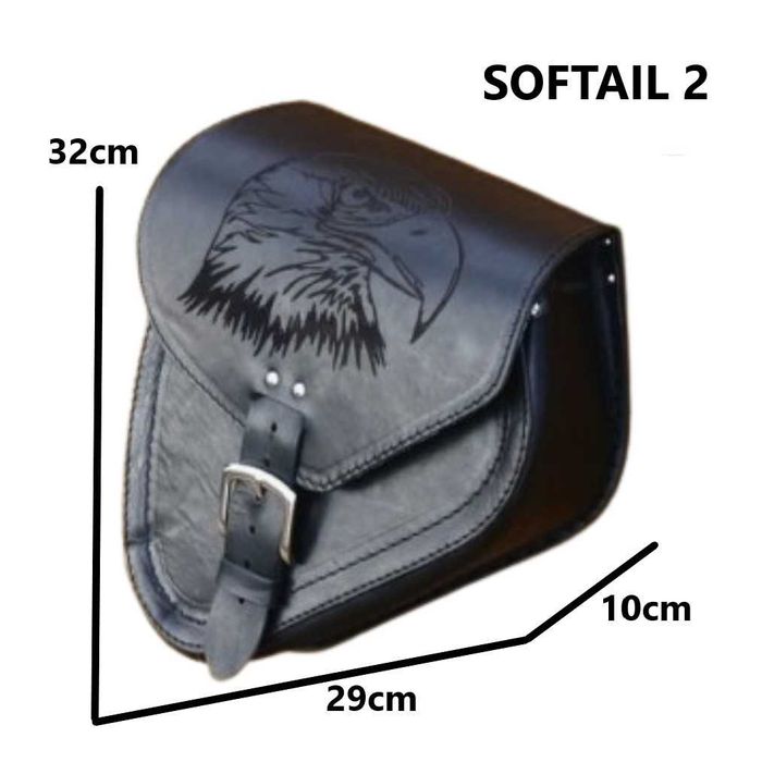 Genti laterale din piele Harley Davidson Sporster/Softail