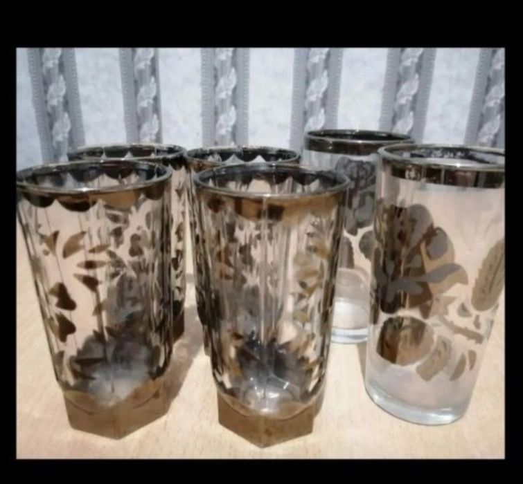 Бокалы 100тенге разные