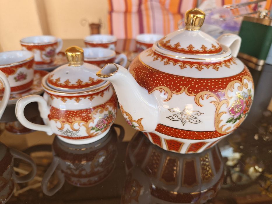 vand set 6 persoane cafea plus accesori