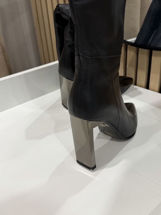 Весна сапоги кожа