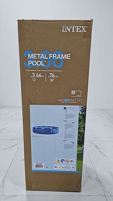 Intex baseyn 3.66×76 dostavka+ustanovka