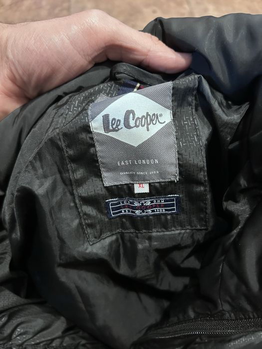 Мъжко черно зимно яке Lee Cooper XL