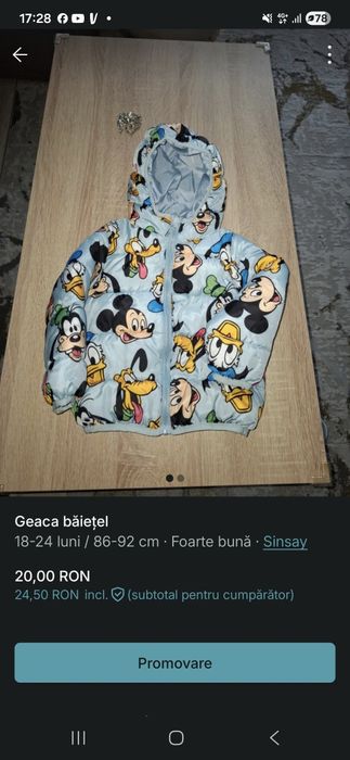 Geacă unisex Sinsay