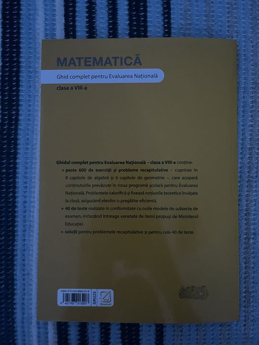 Carte 40 TESTE Matematica Booklet