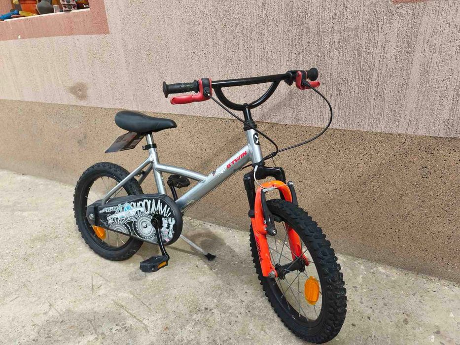 Детски велосипед 16 цола Btwin с преден амортисьор