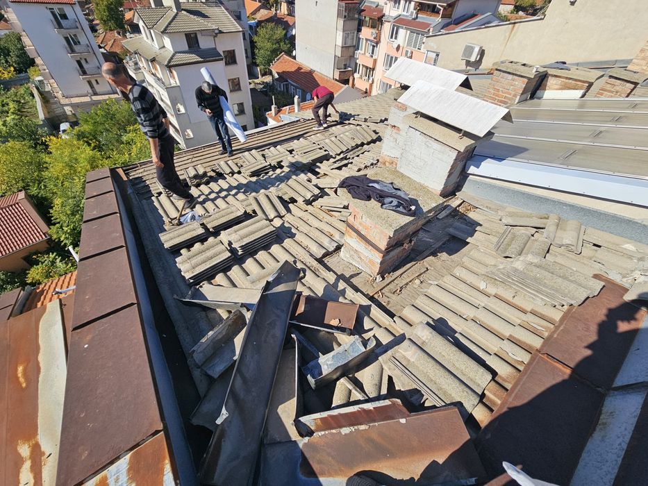 Фирма за ремонт на покриви хидроизолация отстраняване на течове