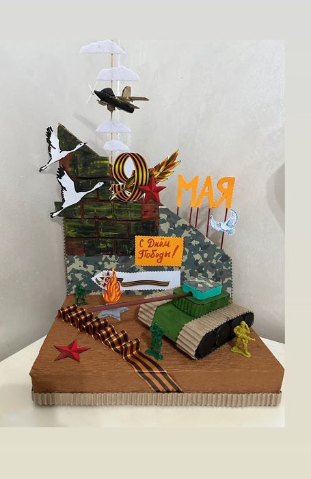 поделка  ручная работа на 9 май