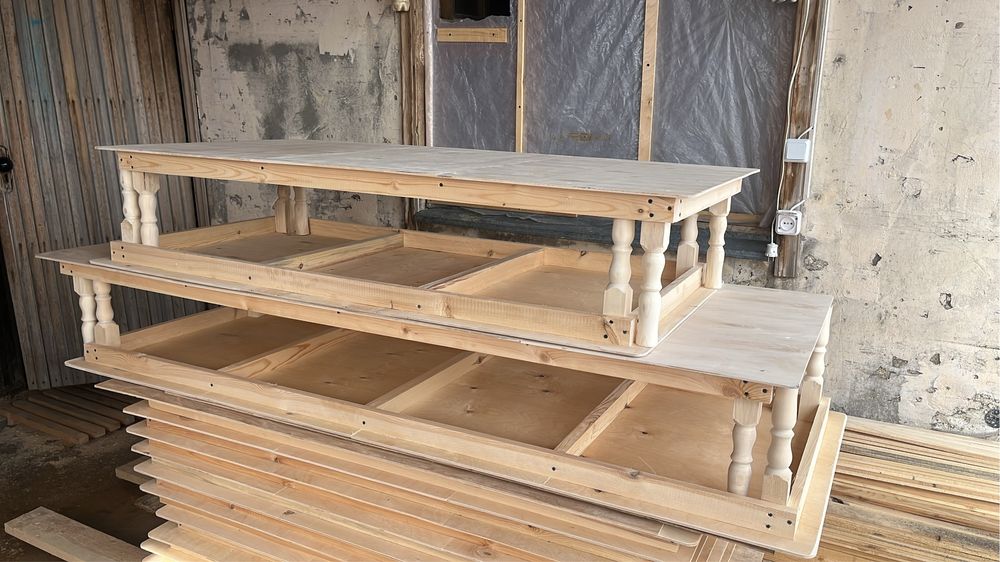 Жер стол. Жиналатын стол