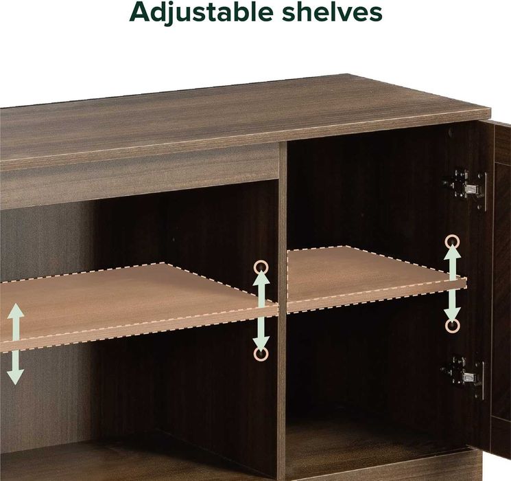 Comoda TV  germania- 147x67x40 cm - Maro rustic , Lichidare stoc