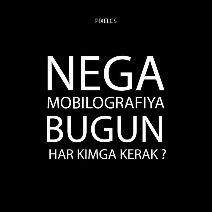 Mobilografiya individual kurs