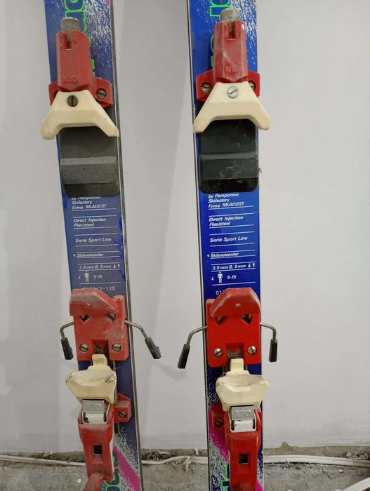 Два чифта ски 175 и 120 със ски автомати.Перфектни.Промо цена