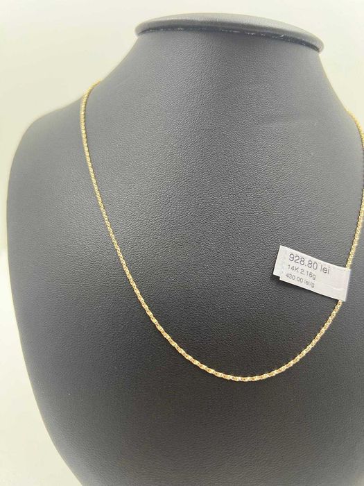 Lant Aur 14K 2.16g (Ag25 Belvedere B.41059) Garantie 2 ani!