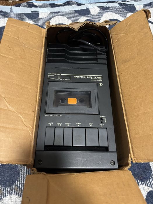 casetofon deck Electronica CA 4000 in stare de functionare