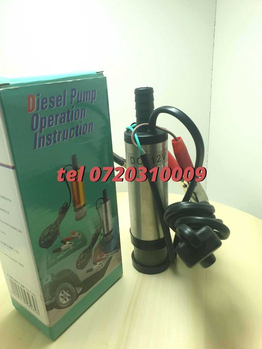 Pompa Submersibila 12 Volti Transfer Intre Butoaie 12 Litri Pe Minut