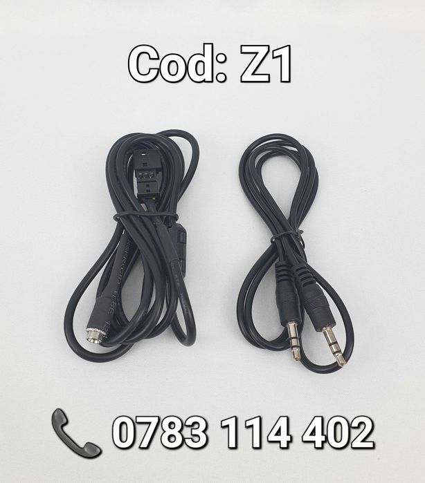 Cablu AUX-BMW E39 E46 E53-Auxiliar Audio-Cu 3 pin-Navigatie-Adaptor-Z1