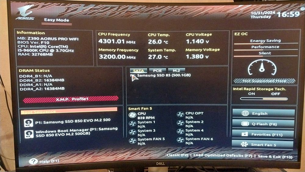 Процессор Core i5 9600K 9-го поколения. Сокет LGA 1151 v2. Из США.
