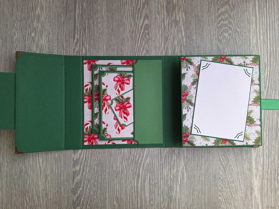 Коледни албуми в бордо или тъмно зелено, ръчна изработка /59.3-4