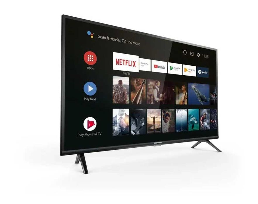 Телевизор Ziffler 43/50/55 Smart TV Голосовой пульт Доставка бесплатн