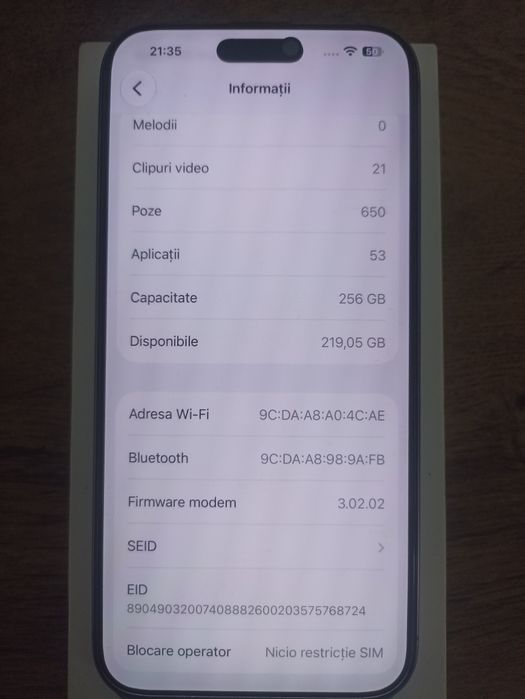 iPhone 16 Pro Max Gold impecabil