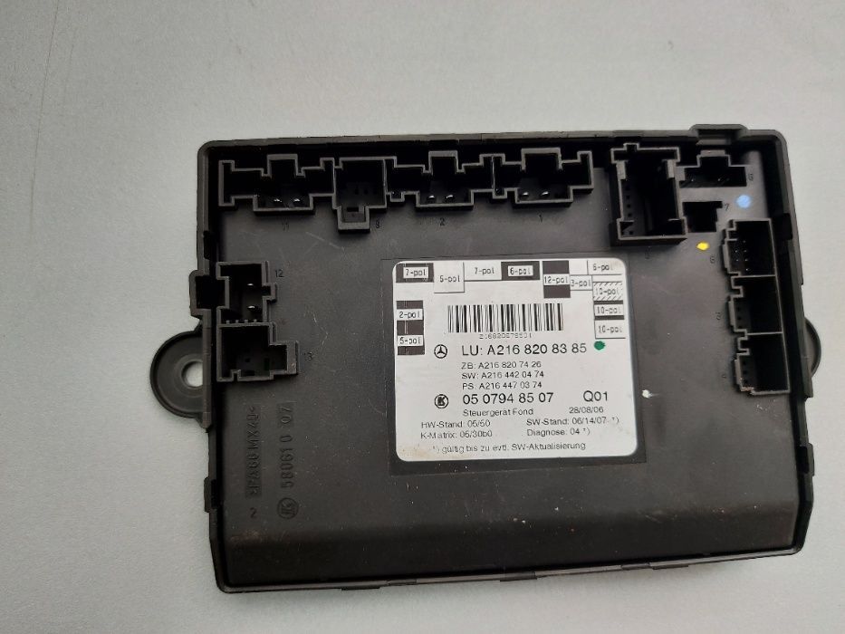 Mercedes CL W216 Modulul De Fereastră Din Spate Dreapta A2168208385