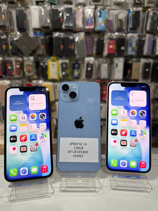 iSellStore Vâlcea: iPhone 14 Blue / Midnight / Purple - 128GB