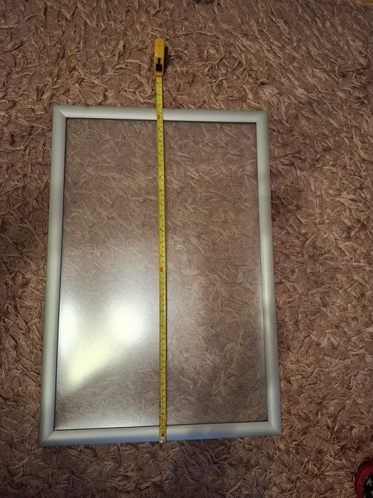 rama aliminiu pt poze puzzle postere afise 38x58cm culoare argintiu ma