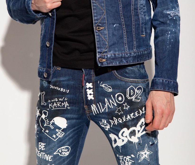 Blugi Dsquared2 new model Skater Jeans Seria S74LB0764S30342