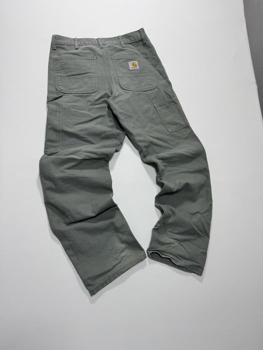 pantaloni Carhartt double knee olive green