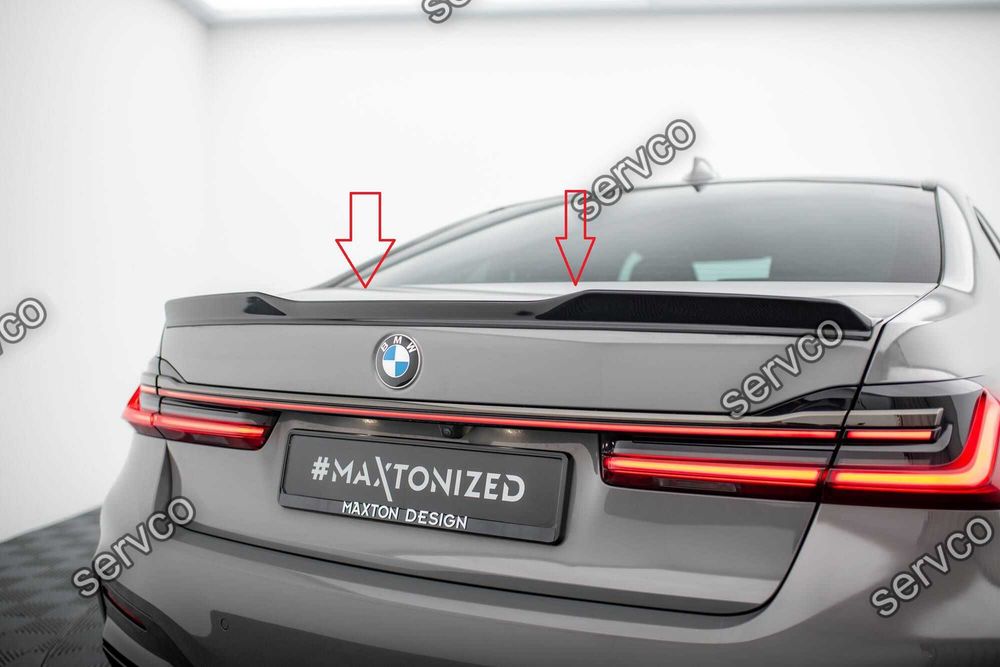 Pachet Set Splitter Exterior Lip Prelungiri Body kit tuning Bmw Seria 7 Long M-Pack G12 2019-2022 v15 - Maxton Design