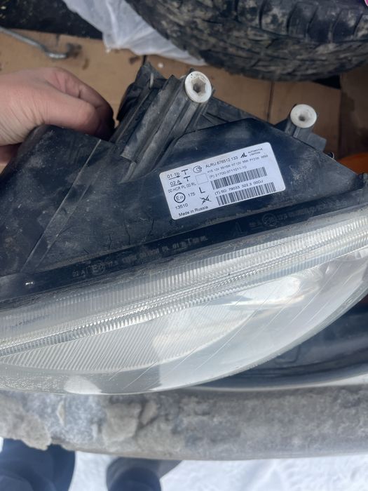 Приора фары пеереднее