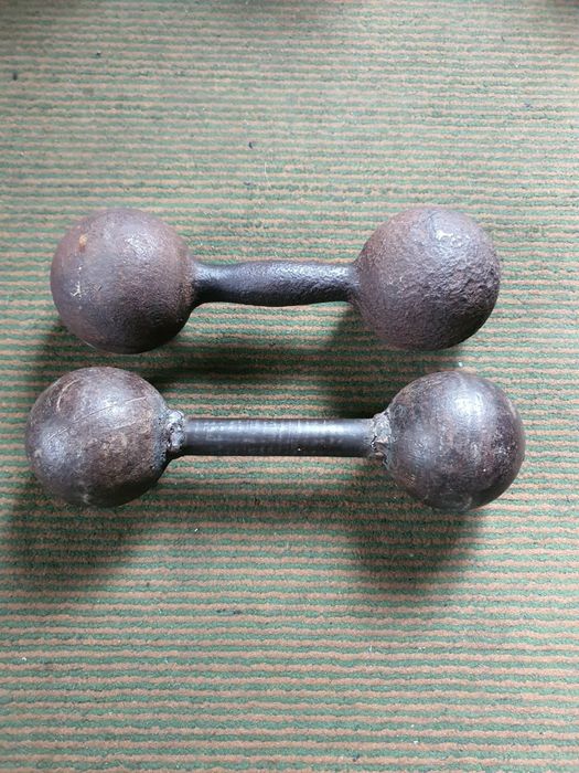 Гантели советские  и современные разные