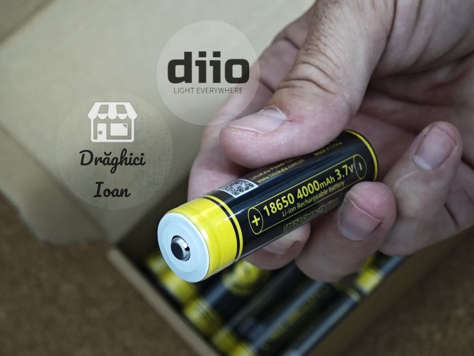 Acumulator 18650 LiitoKala PREMIUM+ HighDrain 10A Li-ion 4000mAh REAL