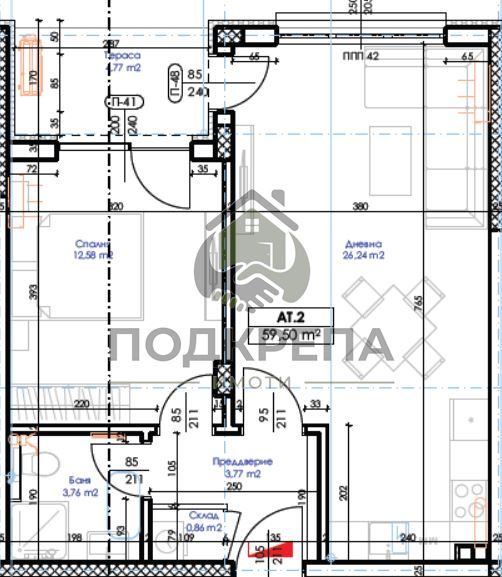 Продава се Двустаен апартамент в с. Марково, Област Пловдив - 116 кв.м за 469 €/кв.м - Снимка #7