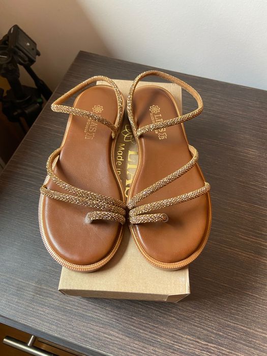 Кожени модерни сандали 36 номер