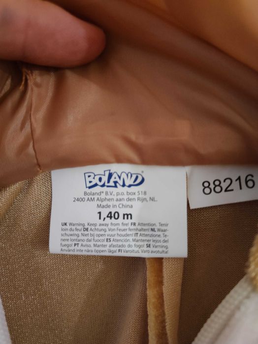 Costum Unisex NOU Iepuras din Catifea Pufos (140 cm pentru 9-10 ani)