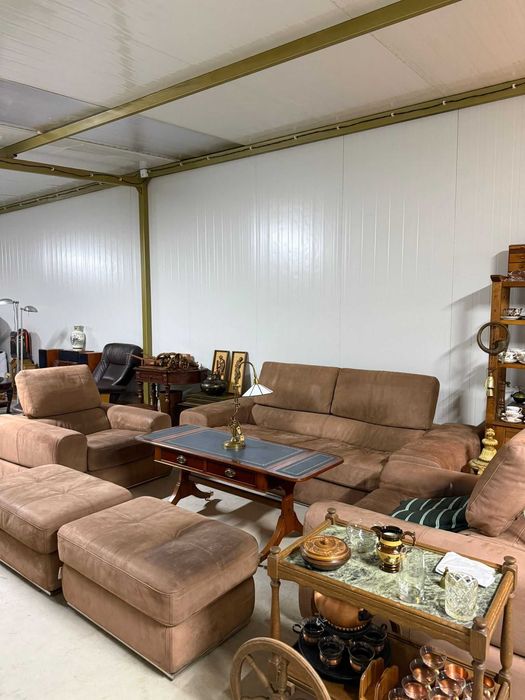 Мека мебел- комплект естествена кожа