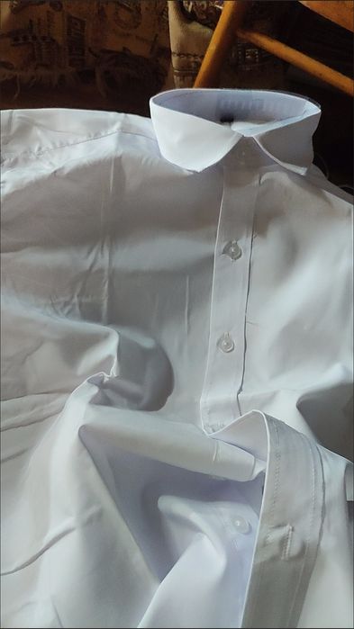 Рубашка мужская ХЛ,40 белая