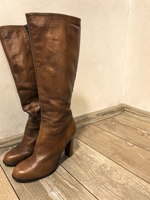 Ботуши от естествена кожа ВATA