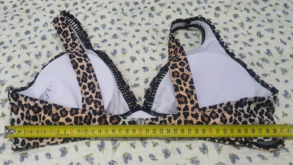 Sutien de plajă model leopard
