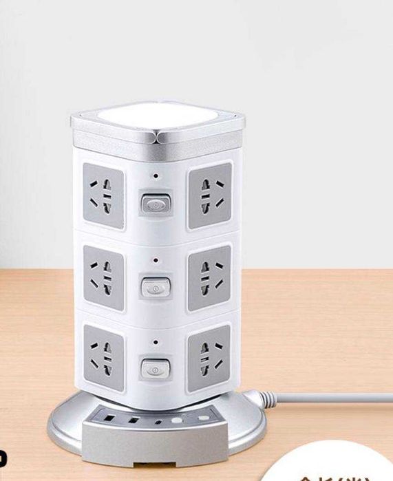 Универсальный вертикальный сетевой удлинитель