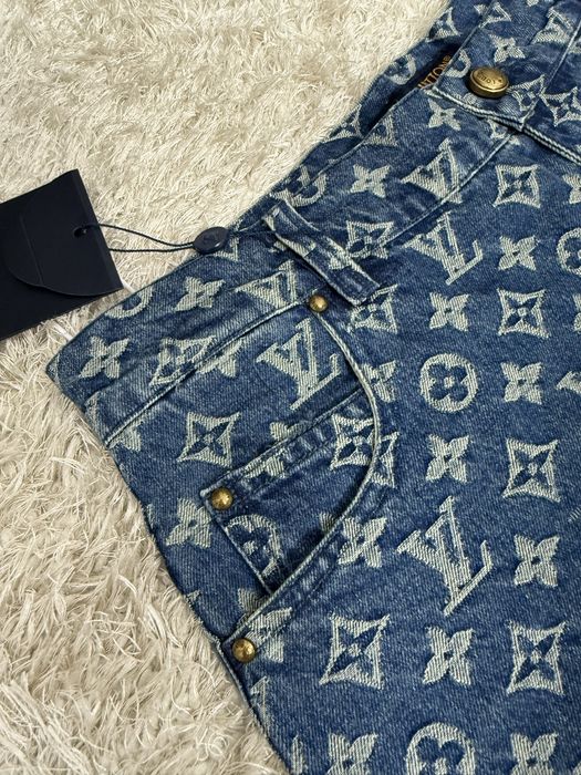 Blugi scurti Louis Vuitton colectie noua Premium