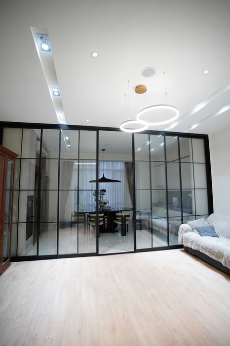 Алюминиевый лофт перегородка