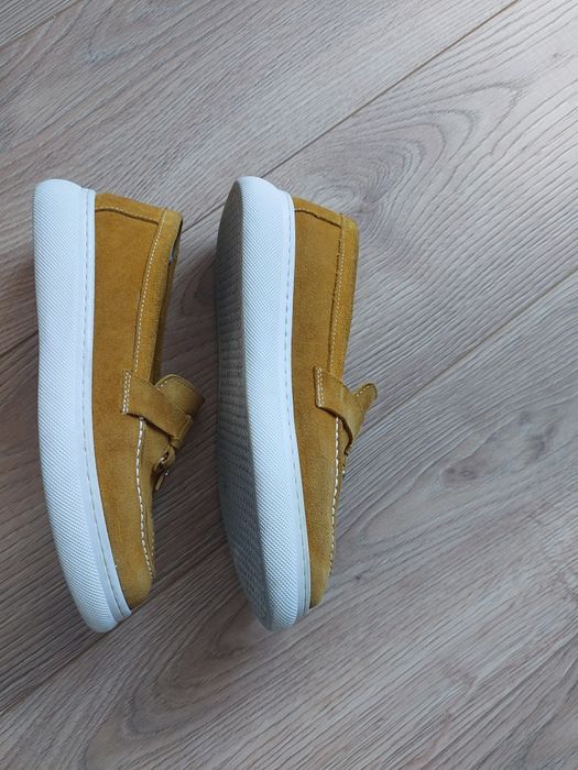 Pantofi mocasini piele întoarsă, marime 38
