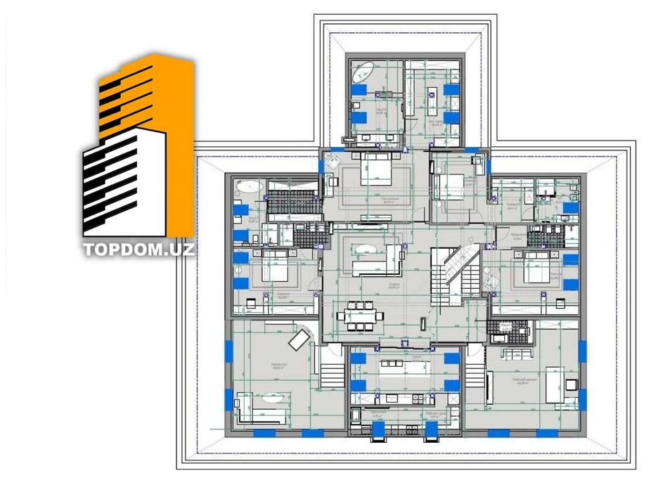 12-комн. квартира, 522 м², Юнусабадский район