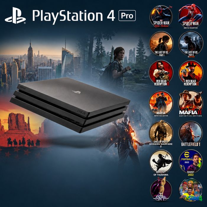 PlayStation 4 Pro 1TB | Идеальный игровой комплект (14 топовых игр!)