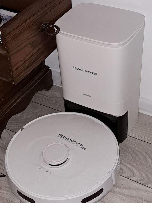 Robot de aspirare Rowenta X-Plorer S75S+ RR8587WH, aspirator si mop