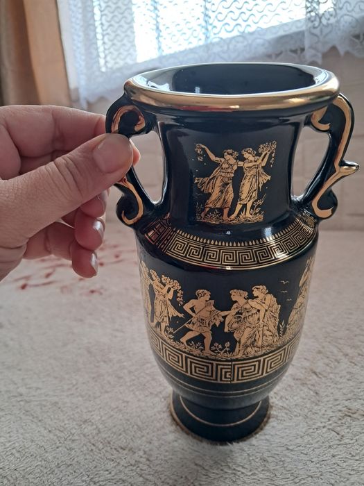 Ваза Гръцка с 24к злато