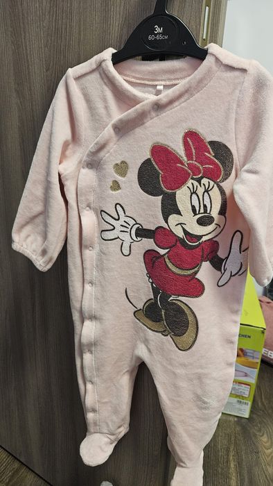 Pijama tip salopetă groasă Smyk fetițe