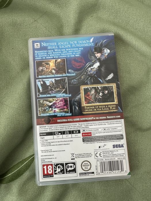 Продам коробку без картриджа bayonetta 2